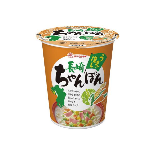 マルタイ 縦型長崎ちゃんぽん 65g×12個入｜ 送料無料 カップラーメン カップ麺 インスタント ラーメン 即席