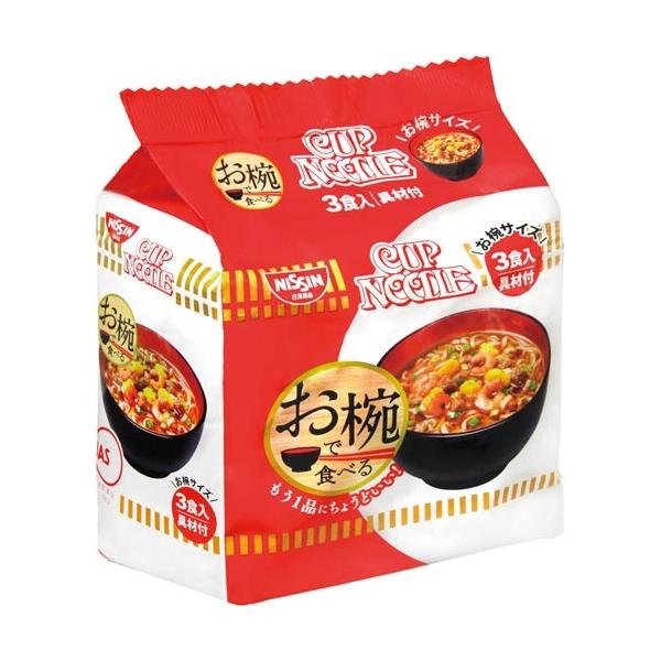 他サイト： 日清食品 お椀で食べるカップヌードル　３食パック　９６ｇの商品画像