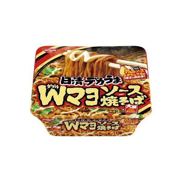 他サイト： 日清食品 日清デカうま　Ｗマヨソース焼そば　１５３ｇの商品画像