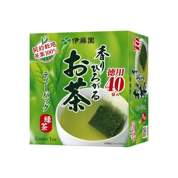 他サイト： 伊藤園 香りひろがるお茶緑茶ティーバッグ４０袋の商品画像