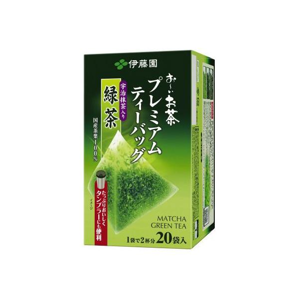 他サイト： 伊藤園 プレミアムティーバッグ　抹茶入り緑茶　２０袋の商品画像