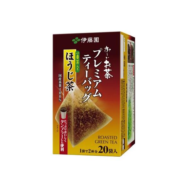 他サイト： 伊藤園 プレミアムティーバッグ　一番茶入りほうじ茶　２０袋の商品画像