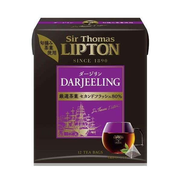 ★商品合計金額3000円(税込)以上送料無料★旬づみ茶葉を贅沢に使用した香り高いダージリン。初夏の限られた期間でしか収穫できない「セカンドフラッシュ」を贅沢に８０％配合。●内容量／２４ｇ（１２袋入）●ブランド／サー・トーマス・リプトン●賞味...
