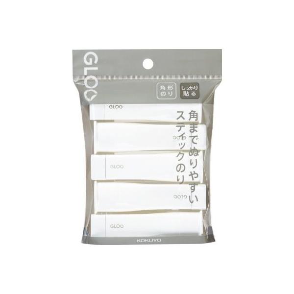他サイト： コクヨ グルースティックのり・しっかり・Ｓ　吊下　５本入の商品画像