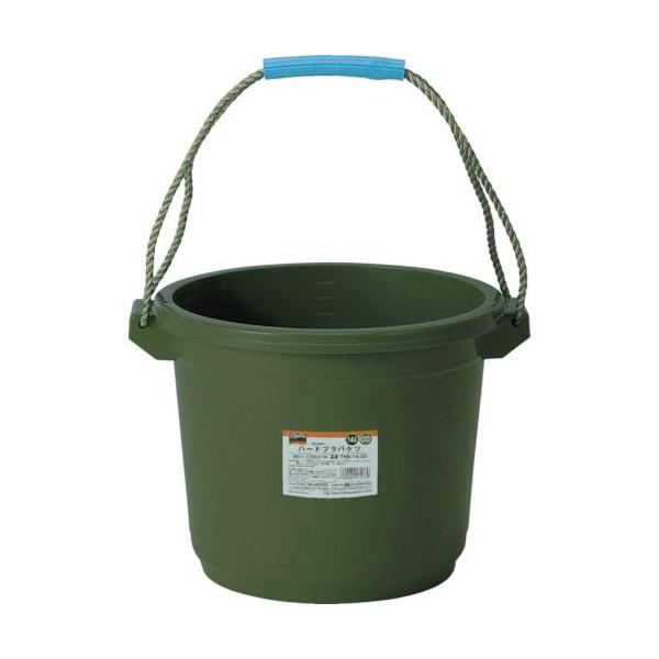 ★商品合計金額3000円(税込)以上送料無料★丈夫で持ちやすいバケツです。●用途／一般建築作業、清掃業等。●外径（ｍｍ）／３３０●高さ（ｍｍ）／２６０●容量（Ｌ）／１４●色／オリーブドラブ●底部／平底●材質／本体：低密度ポリエチレン（ＬＬＤ...