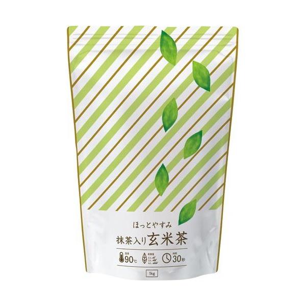 カウネット　「カウコレ」プレミアム ほっとやすみ抹茶入り玄米茶　１ｋｇ×３