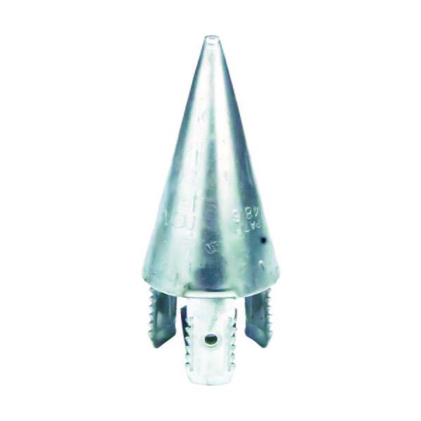 ★商品合計金額3000円(税込)以上送料無料★単管パイプを地面に打ち込む際の先端です。●発注コード／７６１−１２７７●適用パイプ径／４８．６（ｍｍ）●材質／スチール●質量／１００ｇ●製造国／日本●単位／１個●メーカー品番／１０８００２５０