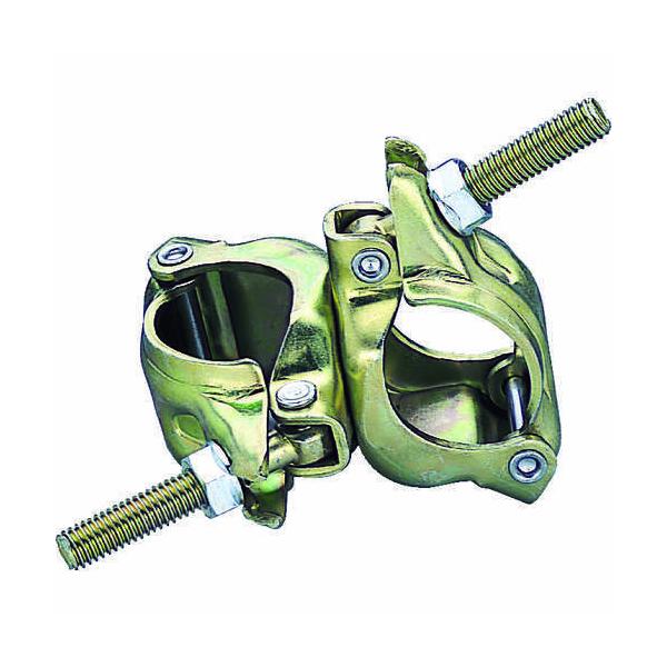 ★商品合計金額3000円(税込)以上送料無料★支柱と単管をつなぐための兼用クランプです。●発注コード／８５６−６８７１●用途／足場支柱と単管を直角に交差固定用足場支柱と単管を自在方向に交差固定用●タイプ／直交型●適用パイプ径／４２．７−４８...