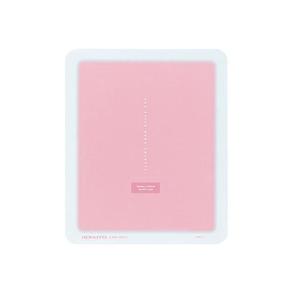 ★商品合計金額3000円(税込)以上送料無料★メモや写真などを挟める２枚構造のマウスパッド。●寸法／１８０×１５０×厚さ１ｍｍ●材質／表面：ＰＥＴ（エンボス印刷加工）、裏面：Ｒ−ＰＰ（滑り止め加工）●カラー／ピンク●タイプ／再生ＰＰタイプ●...