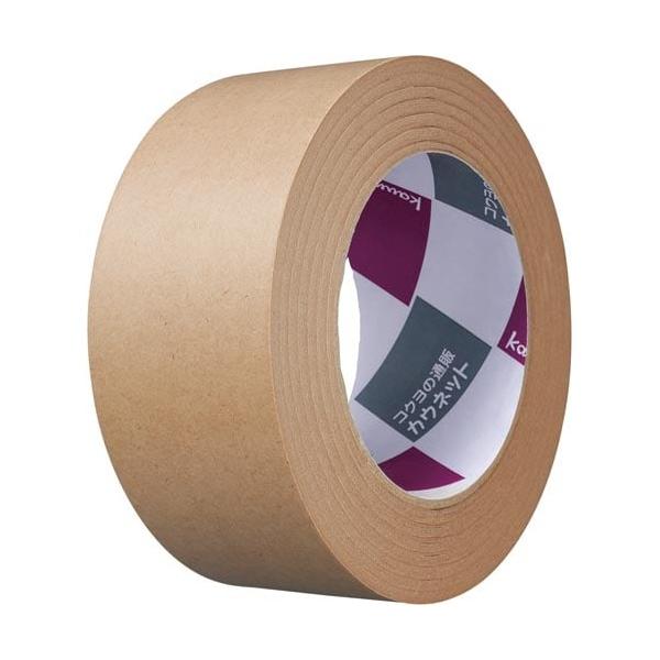 ★商品合計金額3000円(税込)以上送料無料★【０．１４ｍｍ厚】大量購入におすすめのクラフトテープ！安いのでまとめ買いがお得。布テープよりも軽いので子供や女性も使いやすい。ダンボール等の梱包にぴったり。●寸法／幅５０ｍｍ×長さ５０ｍ●幅／５...