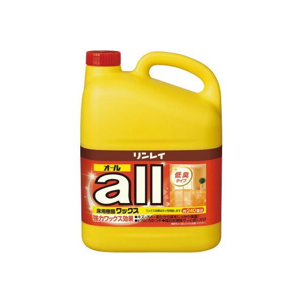 リンレイ 床用樹脂ワックス　オール　４Ｌ×３