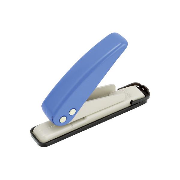 ★商品合計金額3000円(税込)以上送料無料★コンパクトにしまえるハンディタイプ。ハンドルを下げた状態で収納できるストッパー付きです。●カラー／青●寸法／幅２３×奥行１１３×高さ７２ｍｍ（ロック時の高さ３７ｍｍ）●穴径／６ｍｍ●穴奥行／１２...