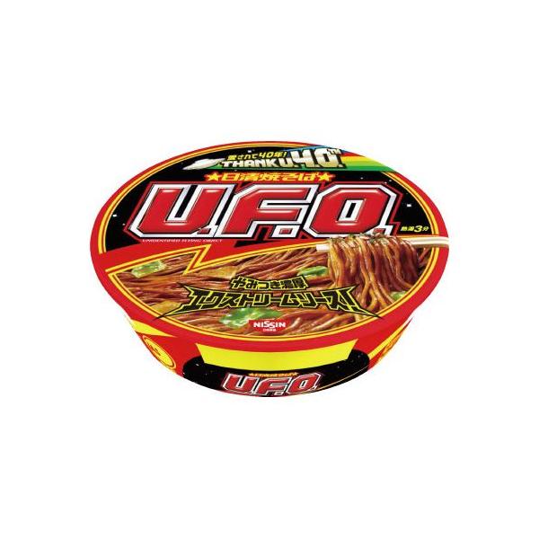 日清食品UFO スーパーヤキソバン テント 赤/黄 日清食品UFO スーパー