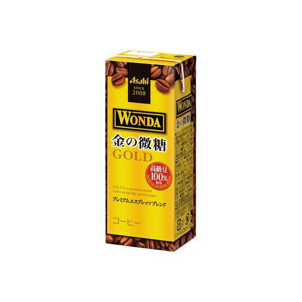 他サイト： アサヒ飲料 ワンダ金の微糖紙２００ｍｌ×２４本の商品画像