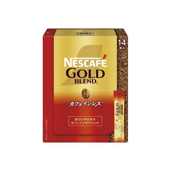 ネスレ日本 GBカフェインレススティックブラック14P : カウモール