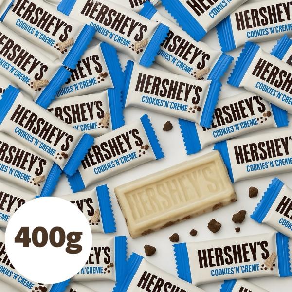 【送料込み】ハーシー クッキー＆クリーム チョコレート 約400g（約30個前後）バラ売り(ハーシーCNC400)大容量 スイーツ お菓子 チョコ