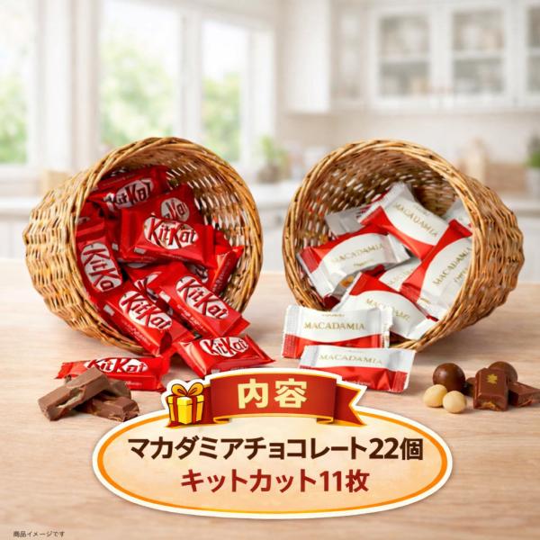 バレンタイン 明治 マカダミア 22個 ネスレ キットカット 11枚