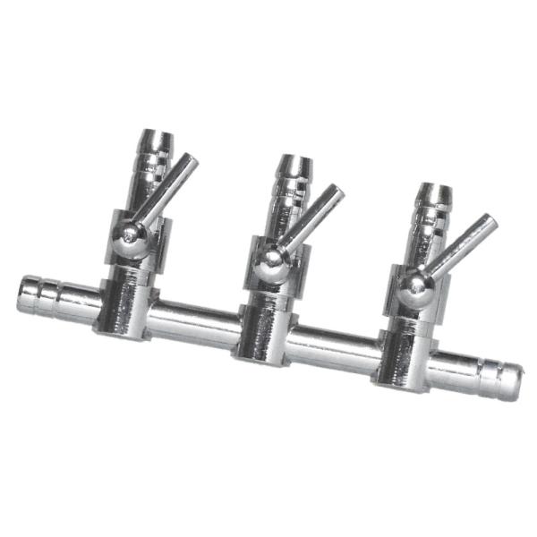 一般的なアクアリウム用エアーチューブ（内径4mm）に対応。