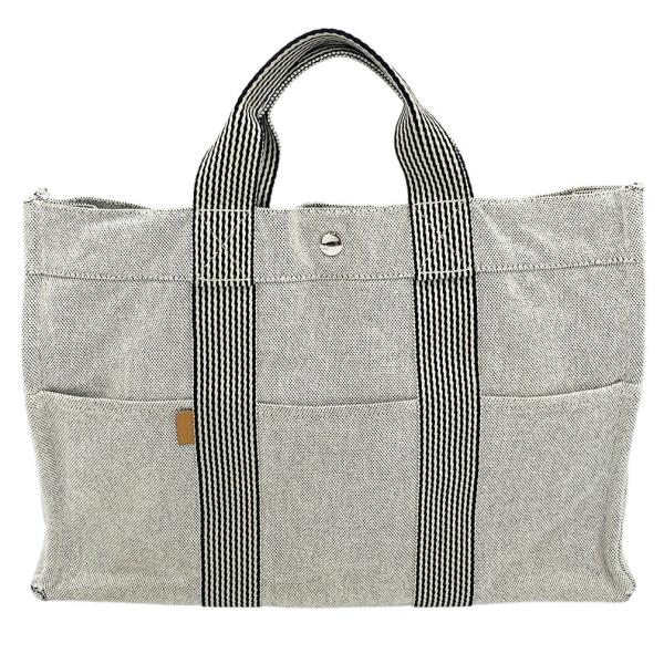 美品 エルメス HERMES クラッチバッグ フールトゥ グレー フールトゥ エルメス トートバッグ HERMES バッグ MM トワルアッシュ