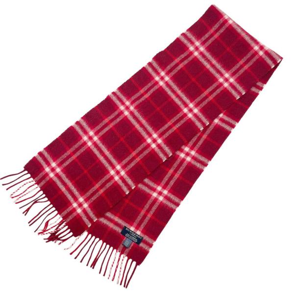 BURBERRY（バーバリー） 美品 マフラー バーバリーチェック フリンジ