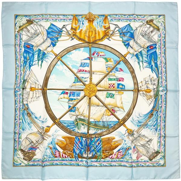 HERMES（エルメス） スカーフ カレ90 VIVE LE VENT 風よ吹け