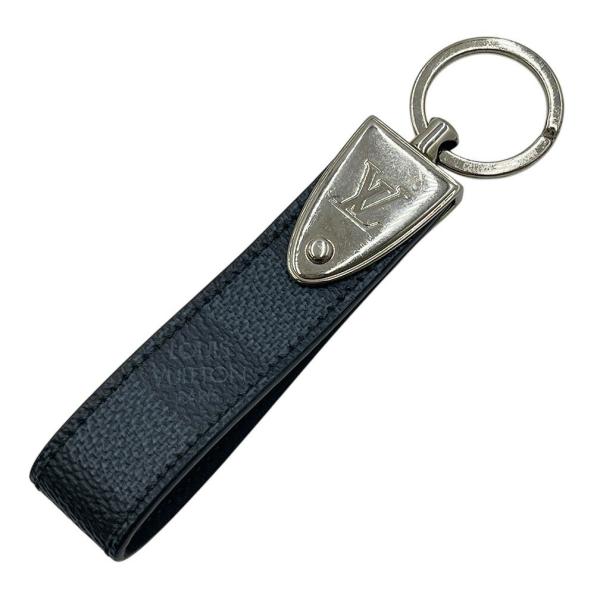 ルイヴィトン ダミエ アンフィニ　ポルトクレ ドラゴンヌ　キーリング　グレー LOUIS VUITTON（ルイ・ヴィトン） キーリング ダミエ・グラフィット