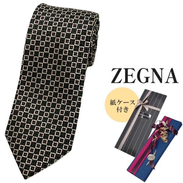 ゼニア ブランド ネクタイ エルメネジルド・ゼニア Zegna ジャカード
