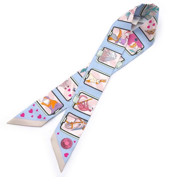 HERMES（エルメス） 極美品 スカーフ 063875S ツイリー リボンスカーフ