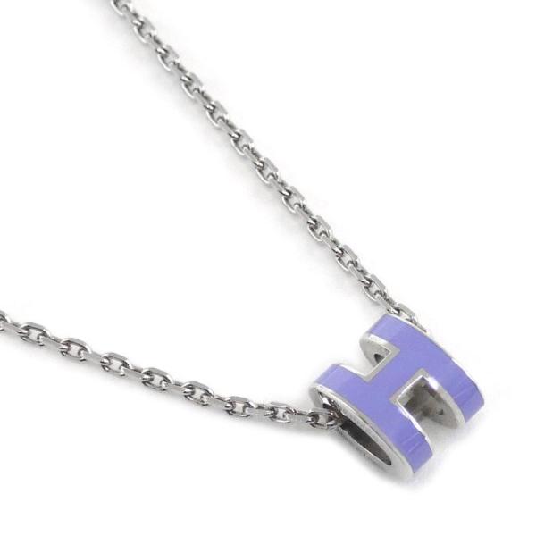 【美品】HERMES エルメス ミニ ポップアッシュ H ネックレス パープル 楽天市場】【名東】【HERMES】エルメス ネックレス ポップ
