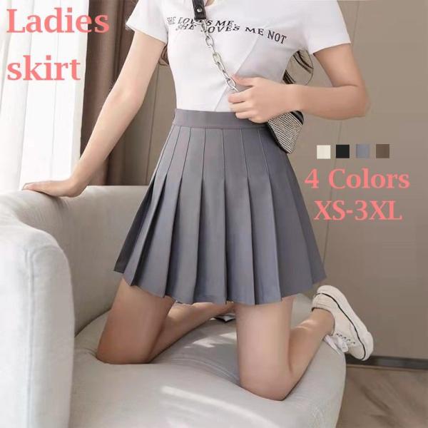 ミニスカート プリーツスカート スカパン インナーパンツ付き