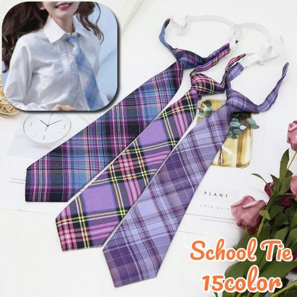 ゴム仕様で結ぶ必要なし！簡単装着で便利なスクールネクタイです。バリエーション豊富なおしゃれなチェック柄☆全部で30種類！こちらにないカラーは【oth-86192-1】で検索してください。【サイズについて】画像をご参照ください。【素材について...