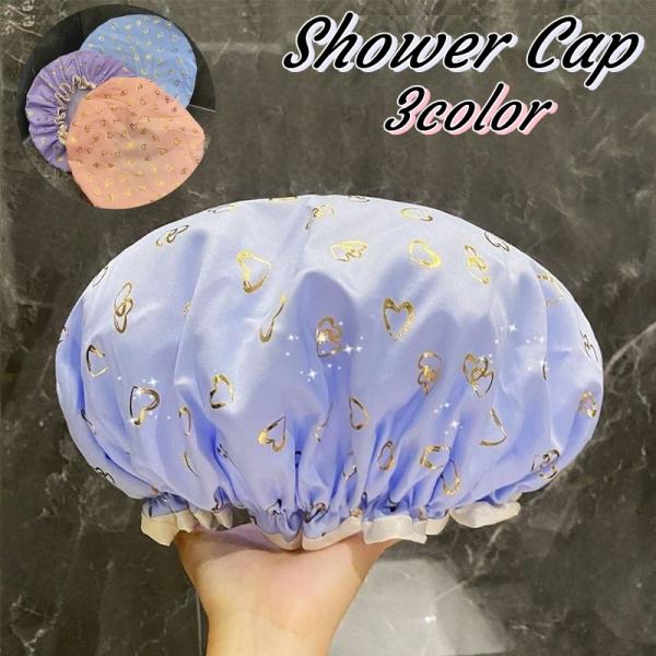シャワーキャップ 防水キャップ お風呂キャップ バスキャップ
