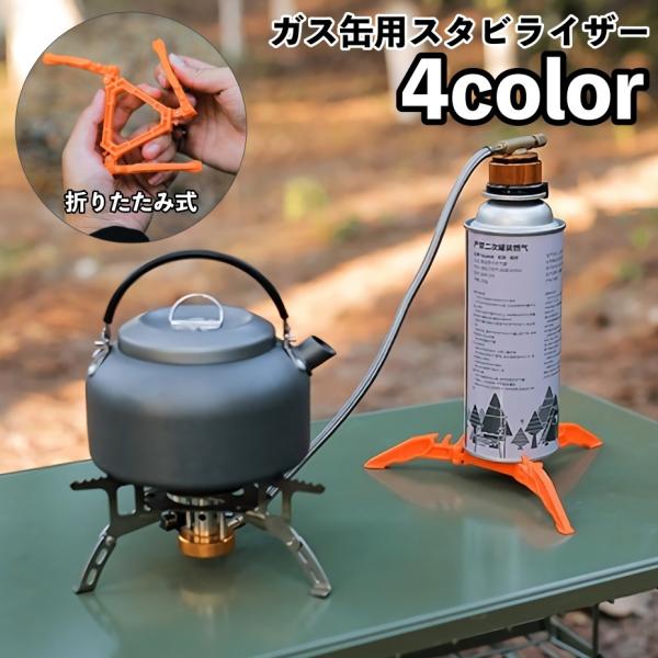OD缶、CB缶に対応したガス缶用スタビライザーです。折りたたんでコンパクトに持ち運べて便利◎ピクニックやキャンプなどのアウトドアで活躍してくれます♪【サイズについて】画像をご参照ください。【カラーについて】生産ロットにより柄の出方や色の濃淡...