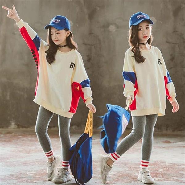 まとめ売り140 女の子冬春21点トレーナー等ワンピース等大量