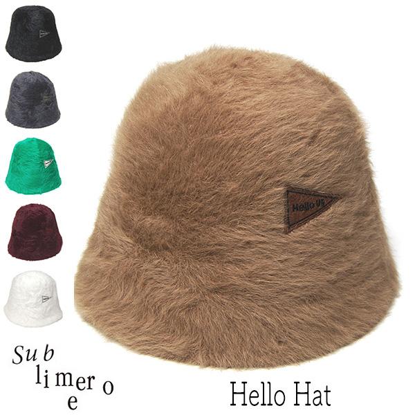 SUBLIME 帽子 アンゴラファーハット サブライム HELLO HAT