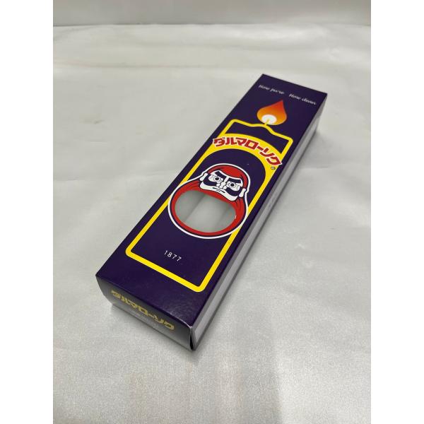 ・東海製蝋製の「ダルマローソク/20号」です。・6本入・寸法（約寸）：直径 21mm × 長さ 242ｍｍ・燃焼時間：約9時間・日本国内製・品質は高融点、高純度の原材料を使った最高品です。・長いタイプの蝋燭です。＊火の取り扱いには十分にお気...