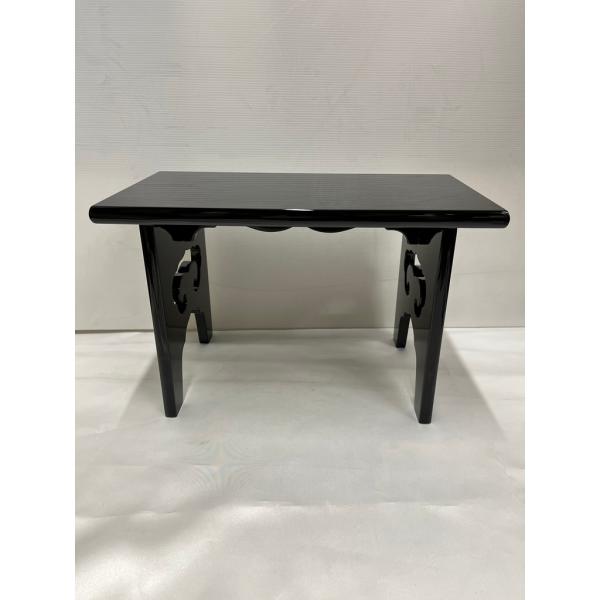 川本仏壇店「板卓 木製 黒塗 経机 巾36cm」前卓/天然木/経卓 川本仏壇店「板卓 木製 黒塗 経机 巾36cm」前卓/天然木/経卓