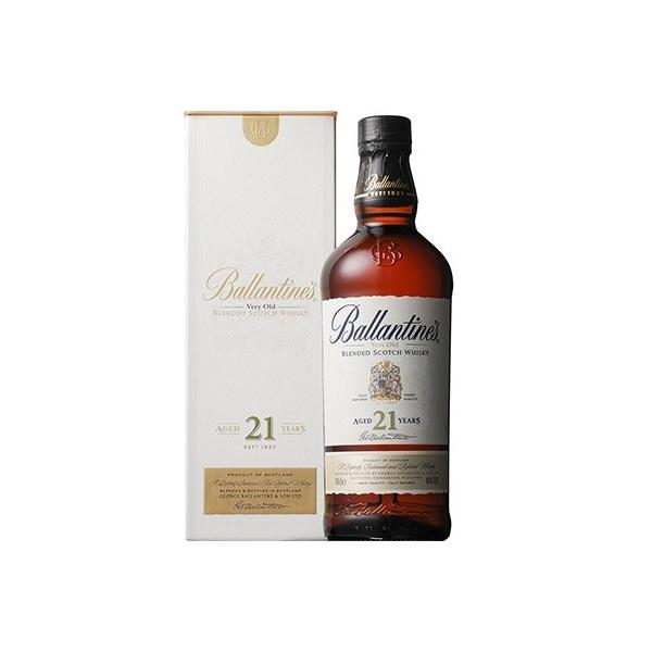 バランタイン 21年 700ml 40度 正規 箱付 マイレージ付 : お酒の大型
