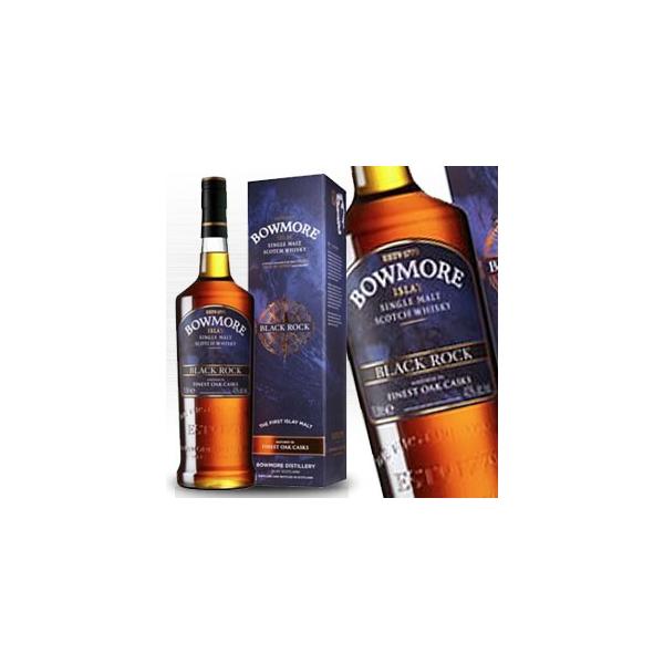 ボウモア ブラックロック 1000ml 40度 箱付 : お酒の大型専門店