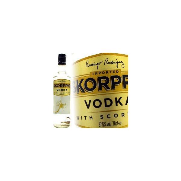 サソリが入ったスコルピオ スコーピオ ウォッカ 700ml 37.5度 : お酒の