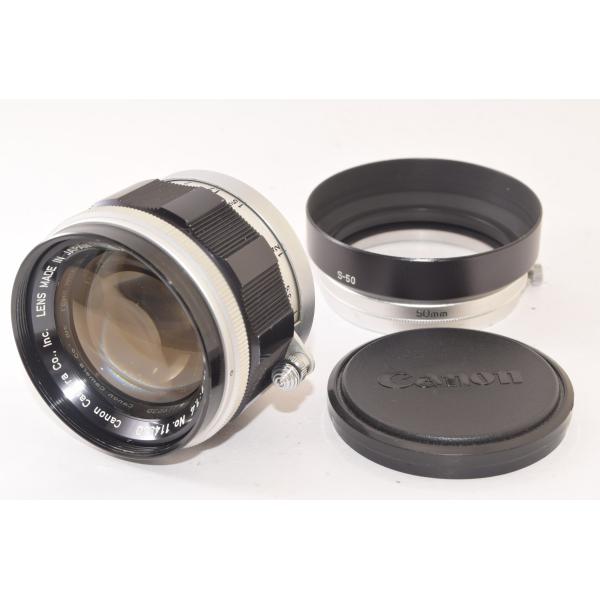 ☆美品☆ Canon キャノン 50mm F1.4 L39 Leicaマウント 専用フード付き
