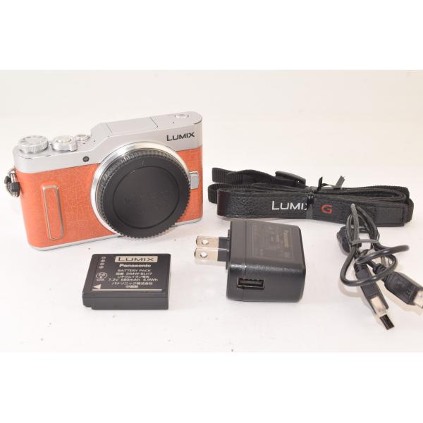 ☆美品☆ Panasonic パナソニック DC-GF10 ボディ オレンジ ショット数