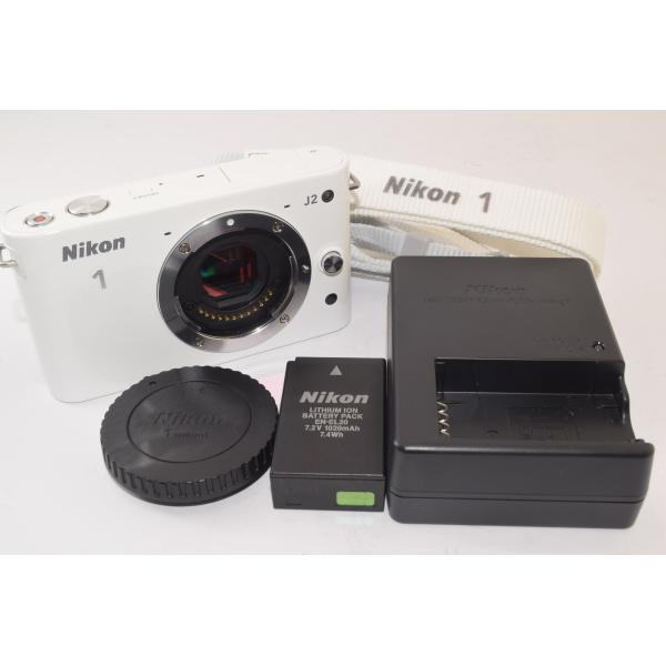 ☆極上品☆ ニコン Nikon 1 J2 ボディ ホワイト コンパクト