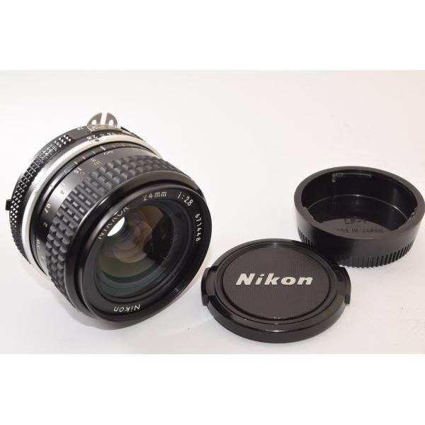 ☆美品☆ Nikon ニコン Ai NiKKOR 24mm F2.8 2506032 : KawachiCamera
