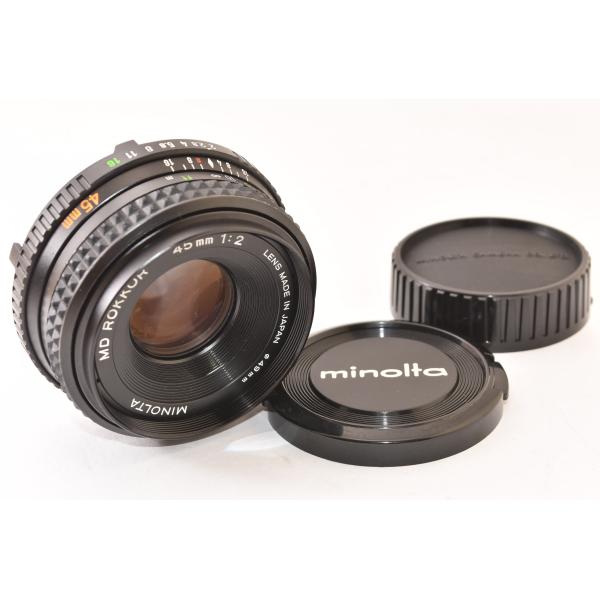 MINOLTA ミノルタ MD ROKKOR 45mm F2 J2605039 : KawachiCamera ヤフー
