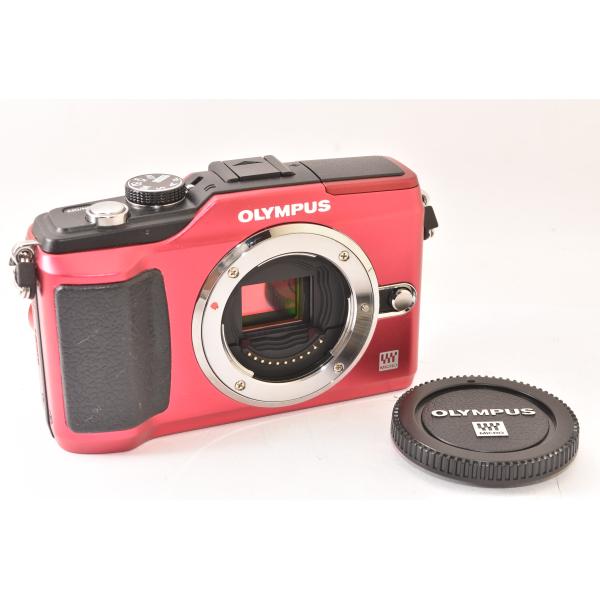 ☆訳あり品☆ OLYMPUS オリンパス PEN E-PL2 ボディ レッド ショット数