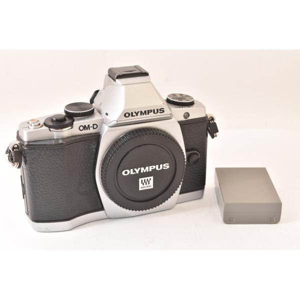 ★ジャンク品★ OLYMPUS オリンパス OM-D E-M5 ボディ シルバー ミラーレス一眼カメラ J2606127