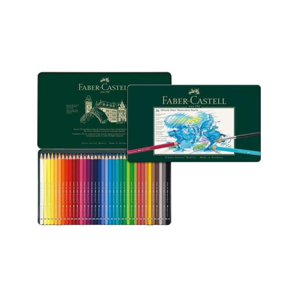 FABER-CASTELL - 【未使用】FABER CASTELL アルブレヒト・デューラー水彩色鉛筆36色 アルブレヒト・デューラー 水彩色鉛筆 36色 (缶入)