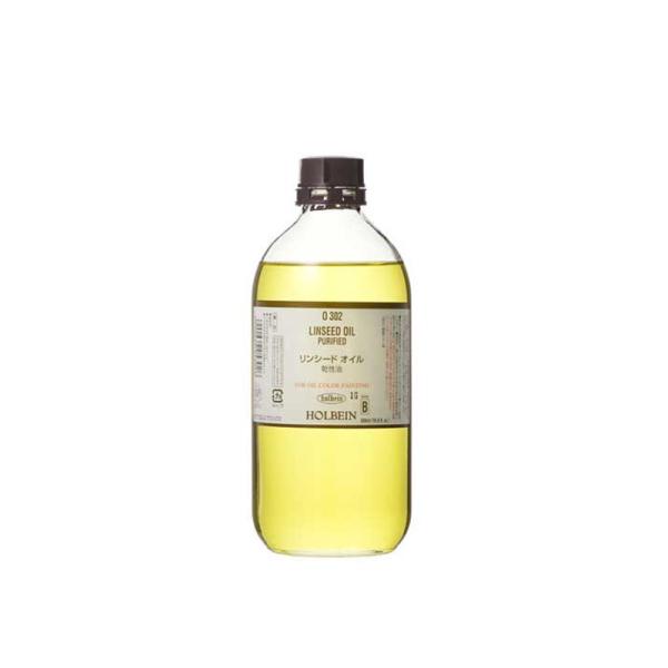 ホルベイン 画用液 リンシードオイル 500ml : カワチ画材ヤフー