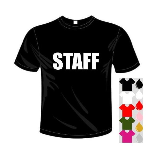 おもしろアルファベットドライTシャツ (5×6色) STAFFTシャツ ユニークなメッセージてぃしゃつ 送料無料 河内國製作所